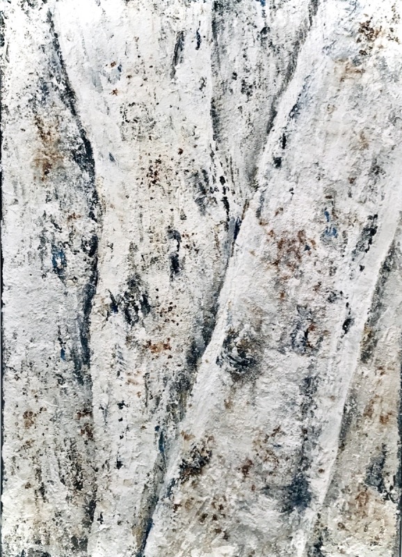 Christiana Sieben: Betula (70 x 50 cm, Canvas, mixed media) 