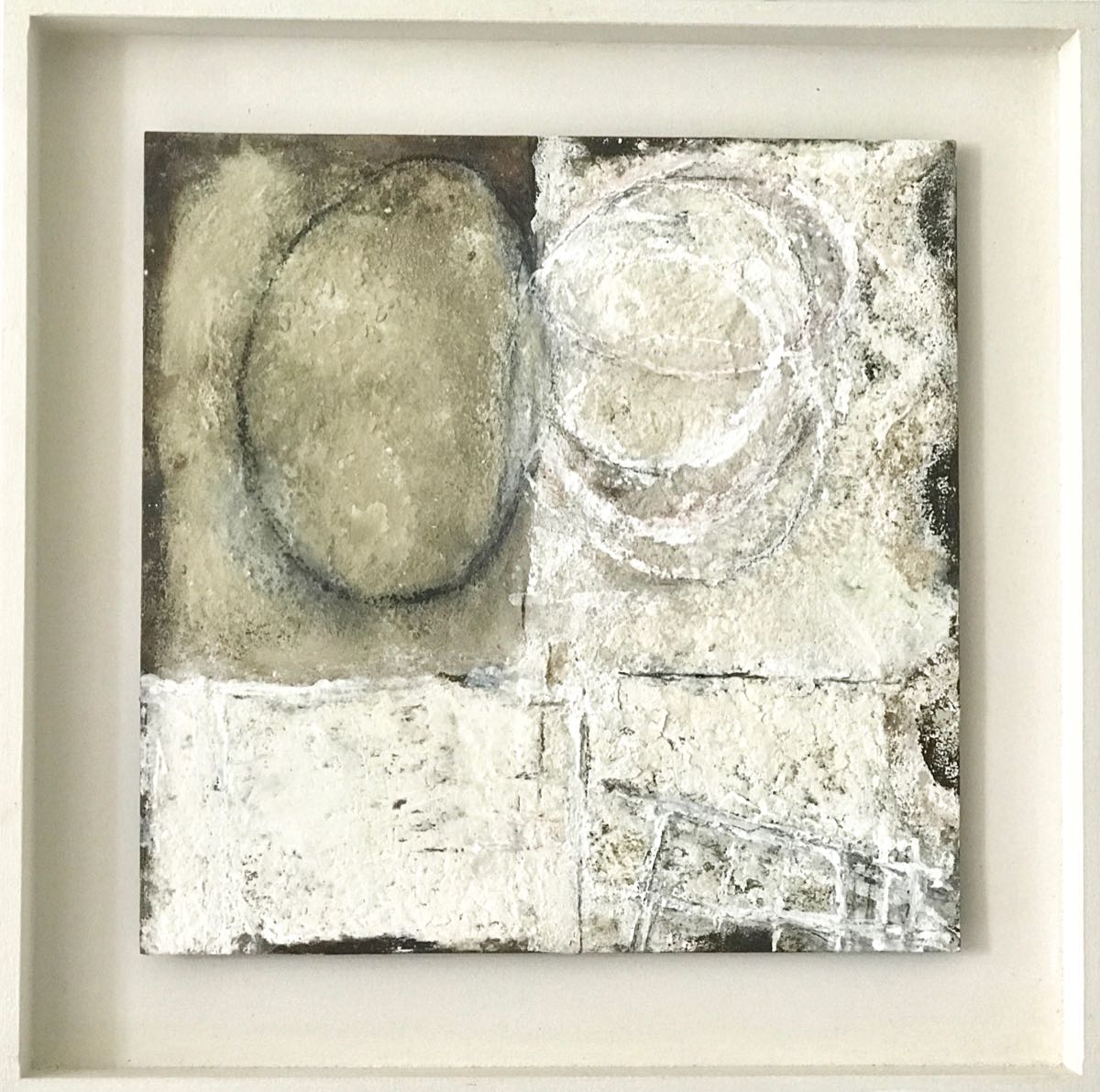 Christiana Sieben: Rotation (30 x 30 cm, Karton, mixed media) 